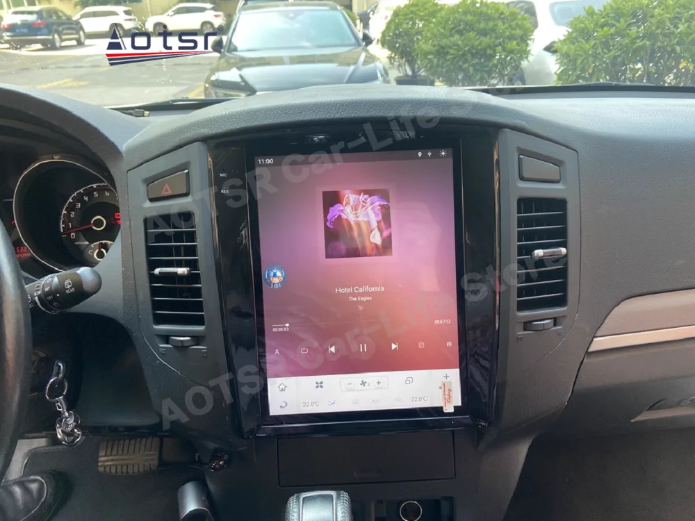 For Mitsubishi Pajero V97 V93 Shogun Montero 2006~2021 AI voice control Screen Android13 Radio Receiver GPS Navigation Head Unit