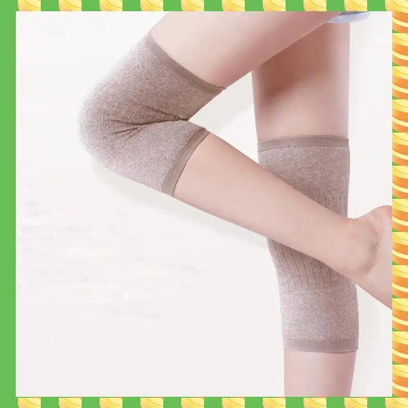 

AB53 2 Pair Cashmere Knee Braces Supports Leg Warmer Winter Warm Thermal Cycling Ski Knee Brace Pad Thicken Knee Pads,Grey Durab