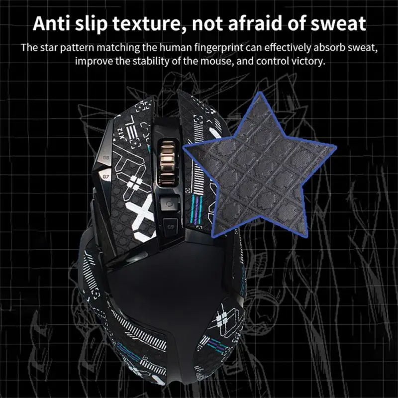 Mouse Anti Slip Sticker Hero Anti Sweat Sticker Sweat Absorbing Anti Wear Protective Sticker Suitable For Logitech G502