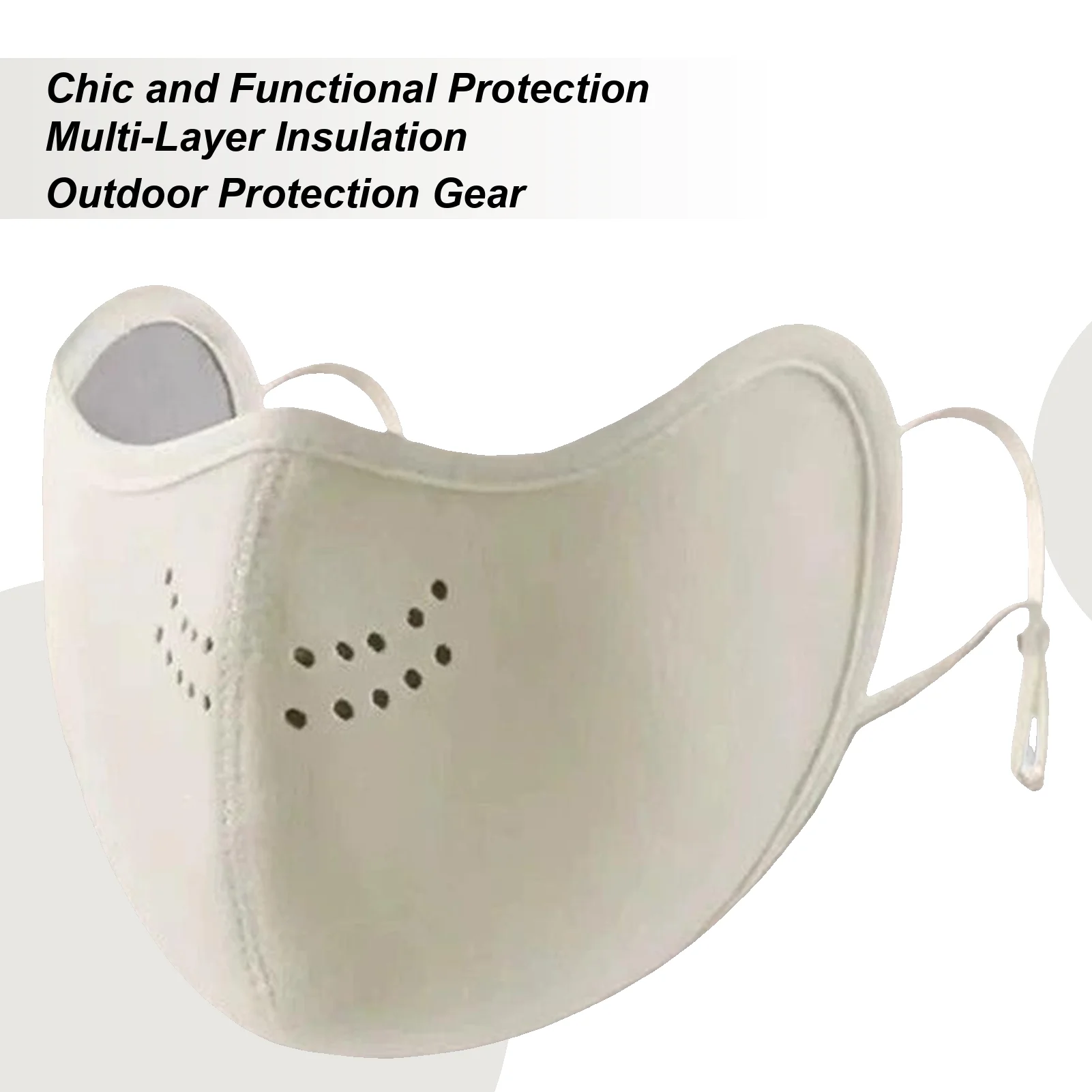 

Winter Face Cover For Men Breathable Cold-Proof Thermal Windproof Cold Weather Men Face Warmer For Men Women Outdoor Sports