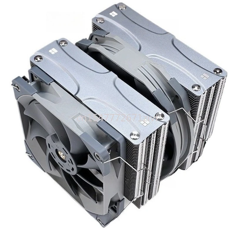 

FC140 Frozen Commander 5 Heat Pipe AGHP Reflow Soldering CPU Double Tower Radiator C12PRO Double Fan Air Cooling