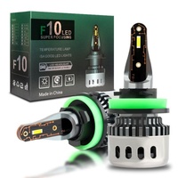 Automobile led headlight F10 headlight H1H4H7 bulb waterproof far and near light integrated lamp high brightness cooling lamp