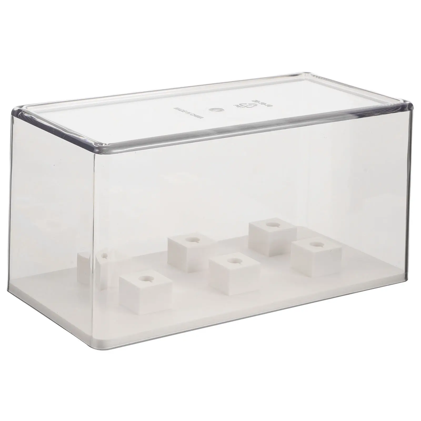 Transparent Acrylic 4-Position Headshell Cartridge Case Dustproof Vinyl Record Player Storage Box Turntable Keeper