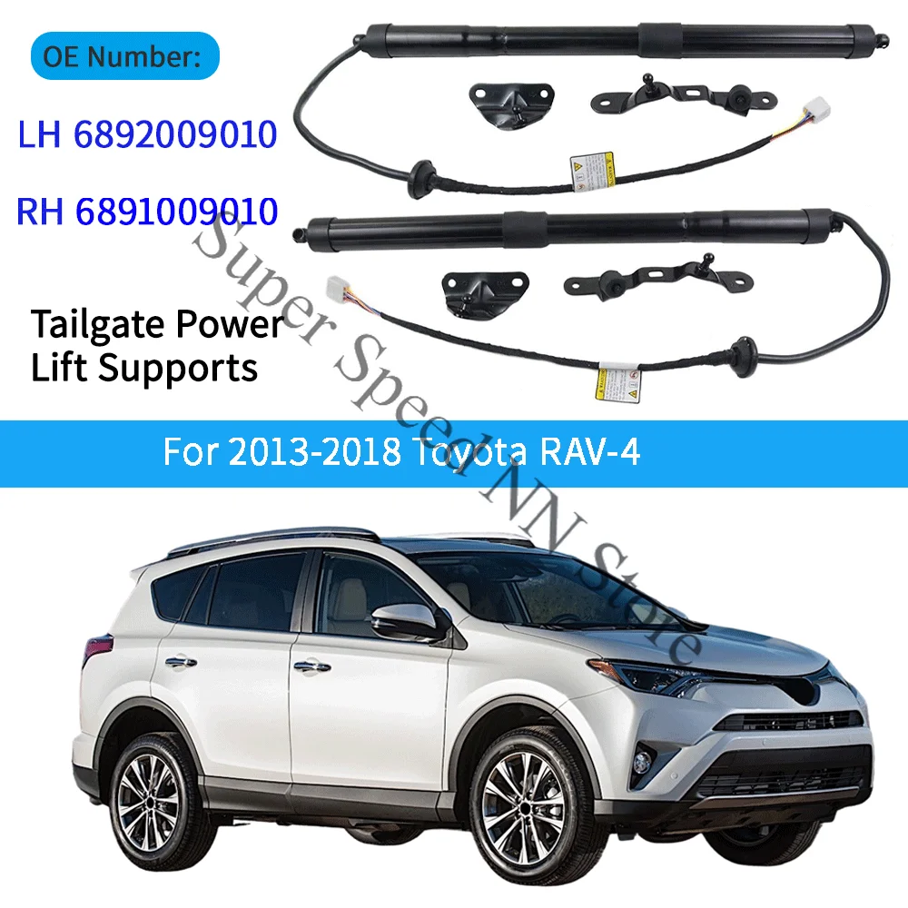 For Toyota RAV-4 2013-2018 Power Hatch Lift Support Electric Tailgate Struts 6892009010 6891009010 68910-09010 68920-09010