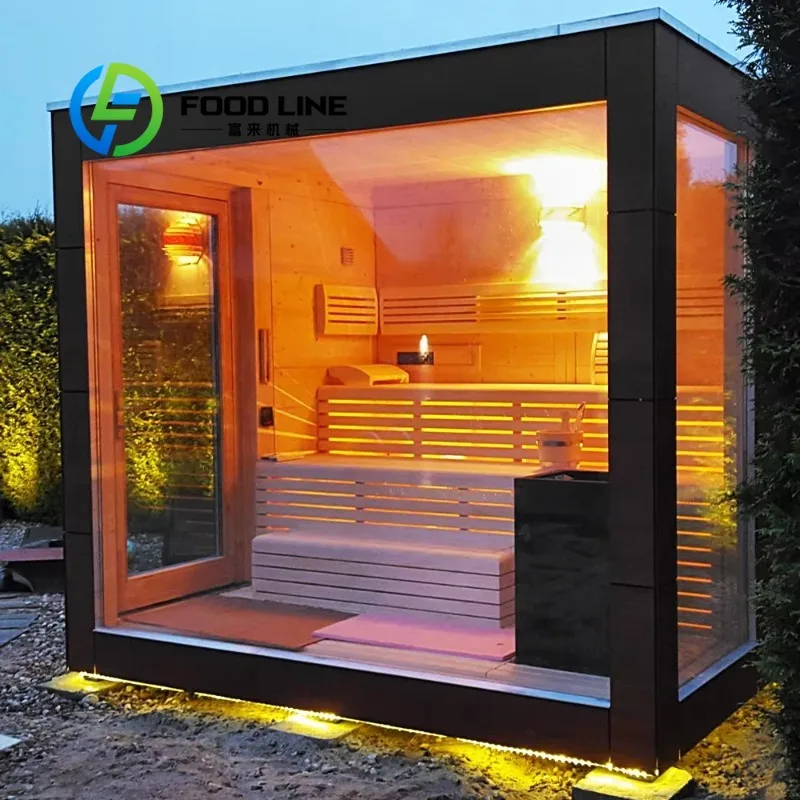 Sealed Outdoor Sauna Cabin Good Air Tightness Prevent Heat Leakage Ensure Constant Temperature And Comfortable Sauna Experience