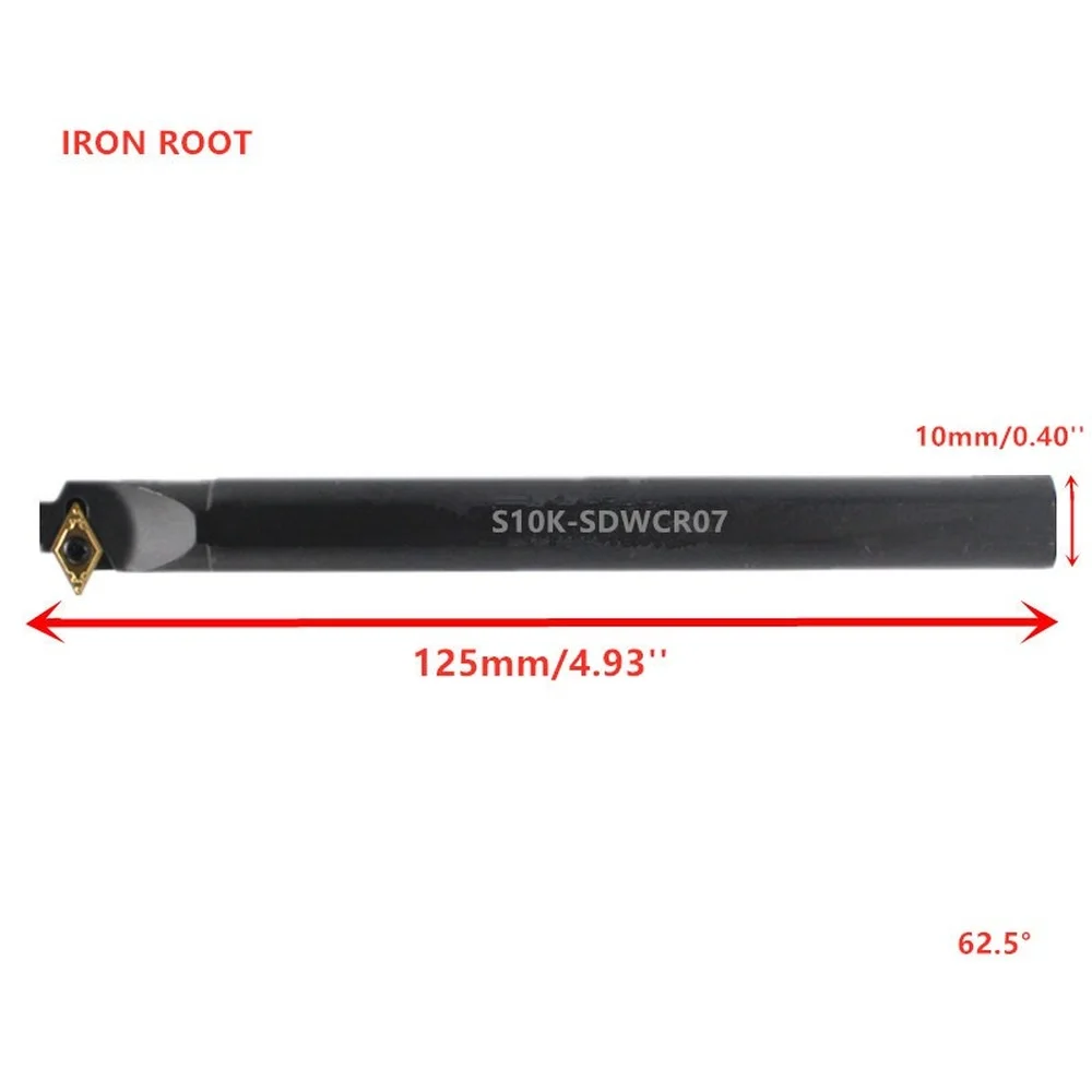 1P S10K-SDWCR07,S12M-SDWCR07,S14N-SDWCR07,S16Q-SDWCL07,CNC Lathe Internal Turning Tool Holder Boring Bar For DCMT070204 Insert