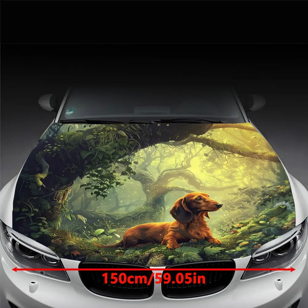 Dachshund Themed Vehicle Wrap - Transform Your Car’s Look