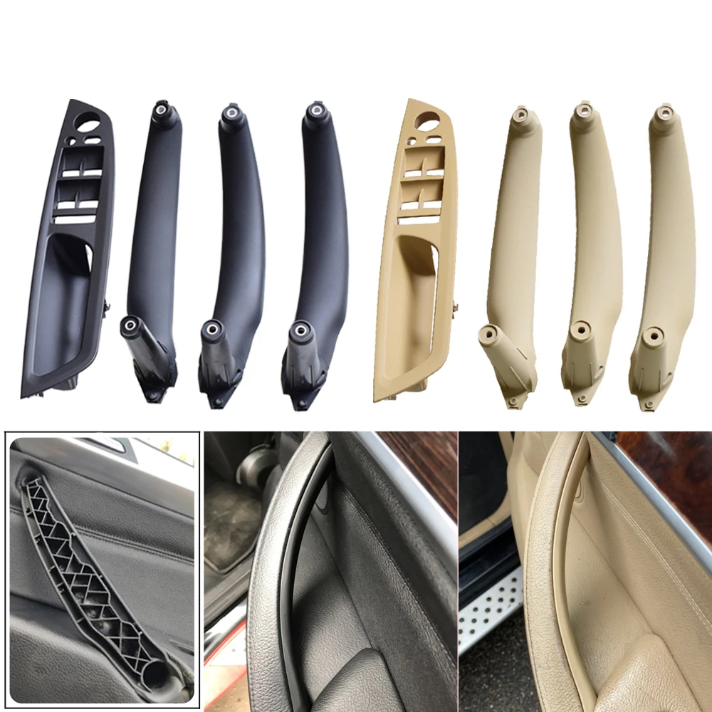 For BMW E70 E71 X5 X6 Armrest Car Left Front Driver's Seat LHD Interior Door Handle Inner Panel Pull Trim Cover 5141696940