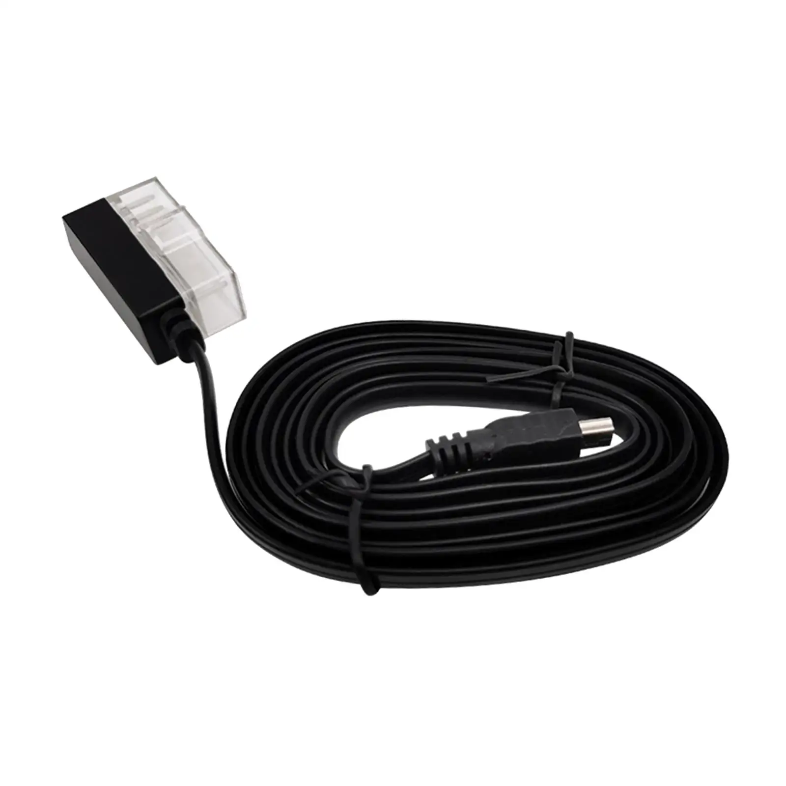 Head Up Display Cable Extension 1.8m USB Mini Connector Material Black for High Head Display Car