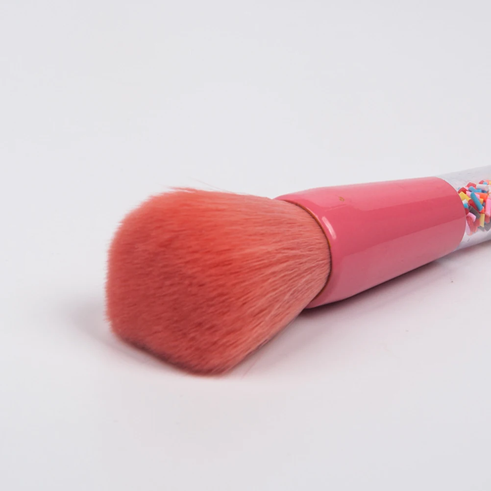 

5pcs Premium Makeup Brush Set Colored Handle High Quality Brushes For Women Long-Lasting Daily Use Natural Finish Charm