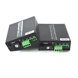 Dry Contact Closure To Fiber Optic Transmitter Receiver Converter Extender Repeater Data remote control for Door Entry Access