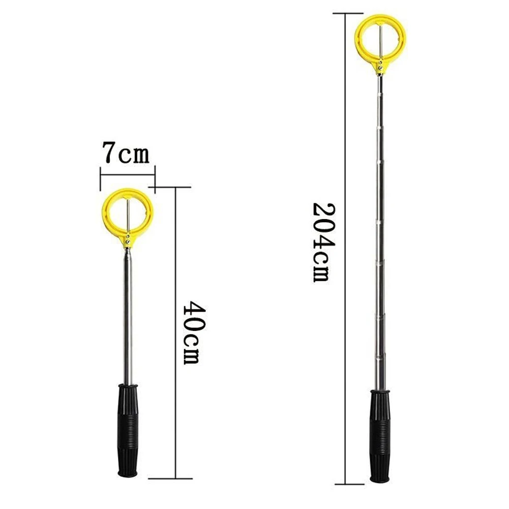 

Telescopic Golfs Ball Catchers Portable Stainless Steel Golfs Retriever for Outdoor Lawn