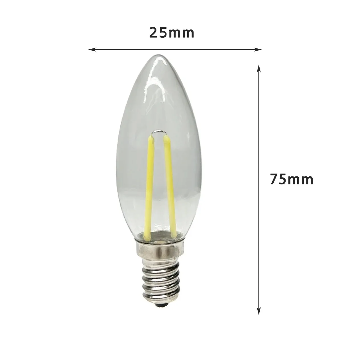 Imagem -03 - Lâmpada de Poupança de Energia Led Máquina de Lâmpada de Vela Lâmpada de Ferramentas Capô Iluminação de Cristal c9 110v ac 220v E14 E12 2w