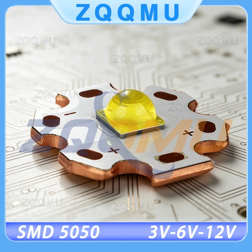 20W XHP50 LED Chip 5050 SMD High Brightness 6500K Cool White Diode 12V 6V Replace MKR Emitter Light Source 20mm Copper PCB