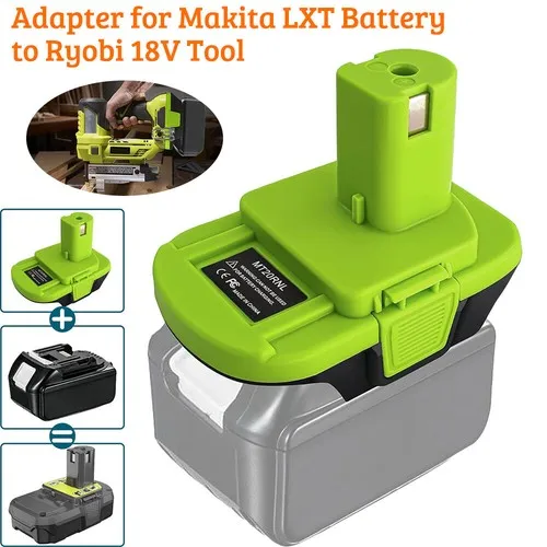 

New MT20RNL Battery Adapter Converter Converts for Makita 18V Li-ion Battery to for Ryobi 18V Li-ion Battery 18V Tools