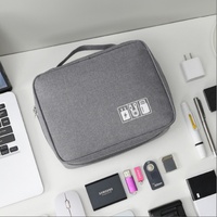 New multi-functional data cable charger storage bag flat digital bag sorting bag headphone storage bag