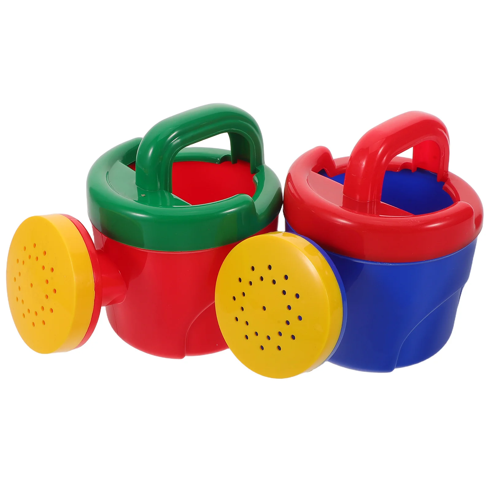

2Pcs Toddler Watering Can Plastic Bath Sprayer for Kids Bright Colors Lightweight Design for Indoor Outdoor Use