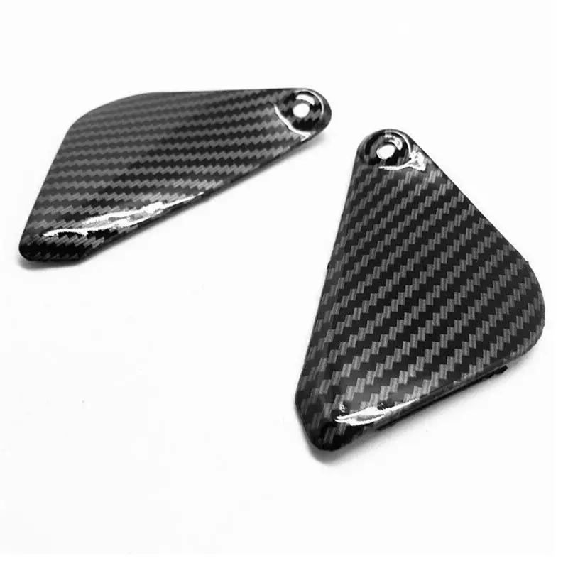 A10E-1 Pair Front Side Headlight Cover Fairing Cowl Carbon Fiber Pattern Plastic For Honda VFR 800 2002-2012