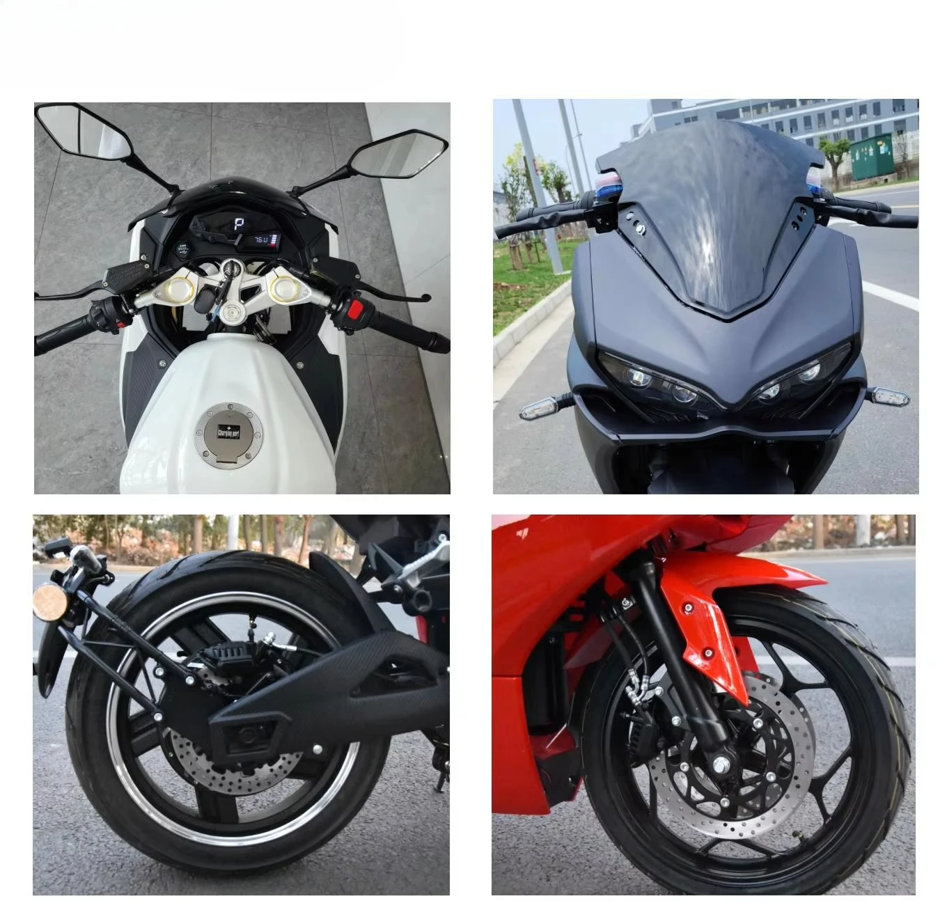 EEC Certified Custom Electric Motorcycle Sportbikes Factory Direct 3000W to 10000W Motor Options Support