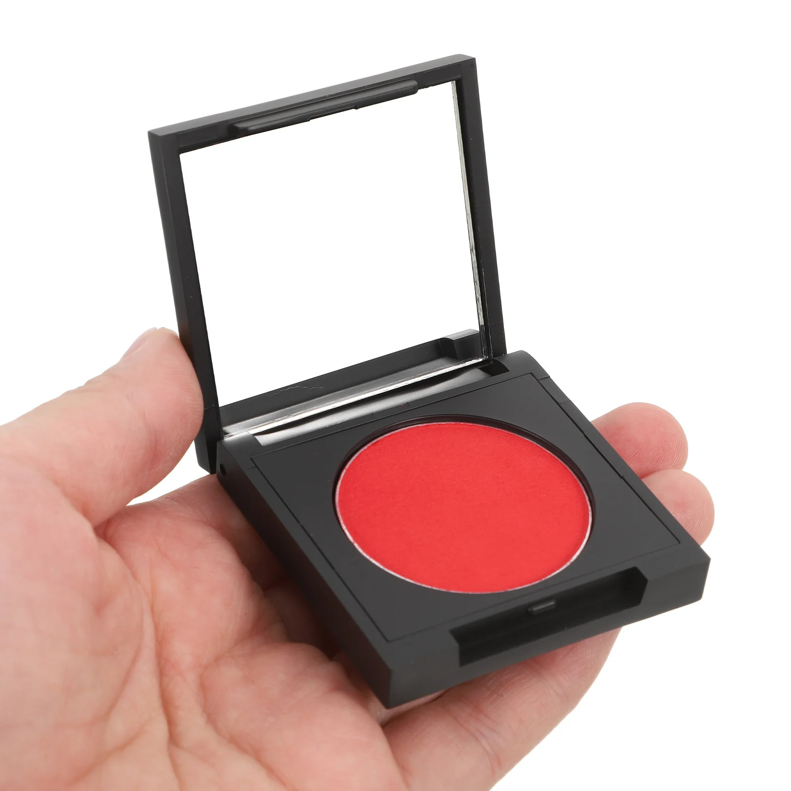 Single Color Eyeshadow Purplish Red High Pigment Shimmer Finish Long Lasting For Daily Professional Makeup Eyeshadow