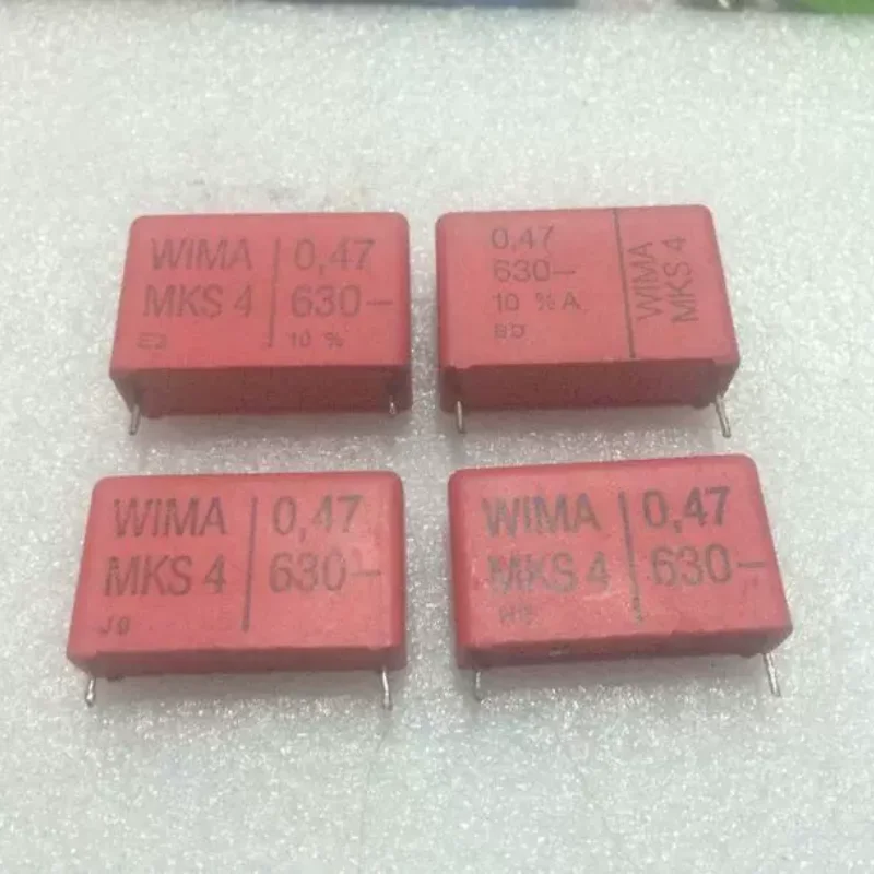 10-100pcs WIMA MKS4 0.47uf 630V 474K fever coupled infinite capacitor