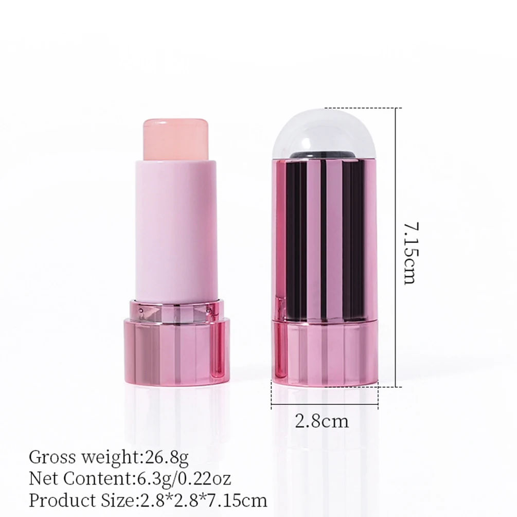 6-color Private Label Jelly Blusher Stick Custom Bulk Color Changing Blusher Lip and Cheek Dual Use Warm-Changing Cream Makeup