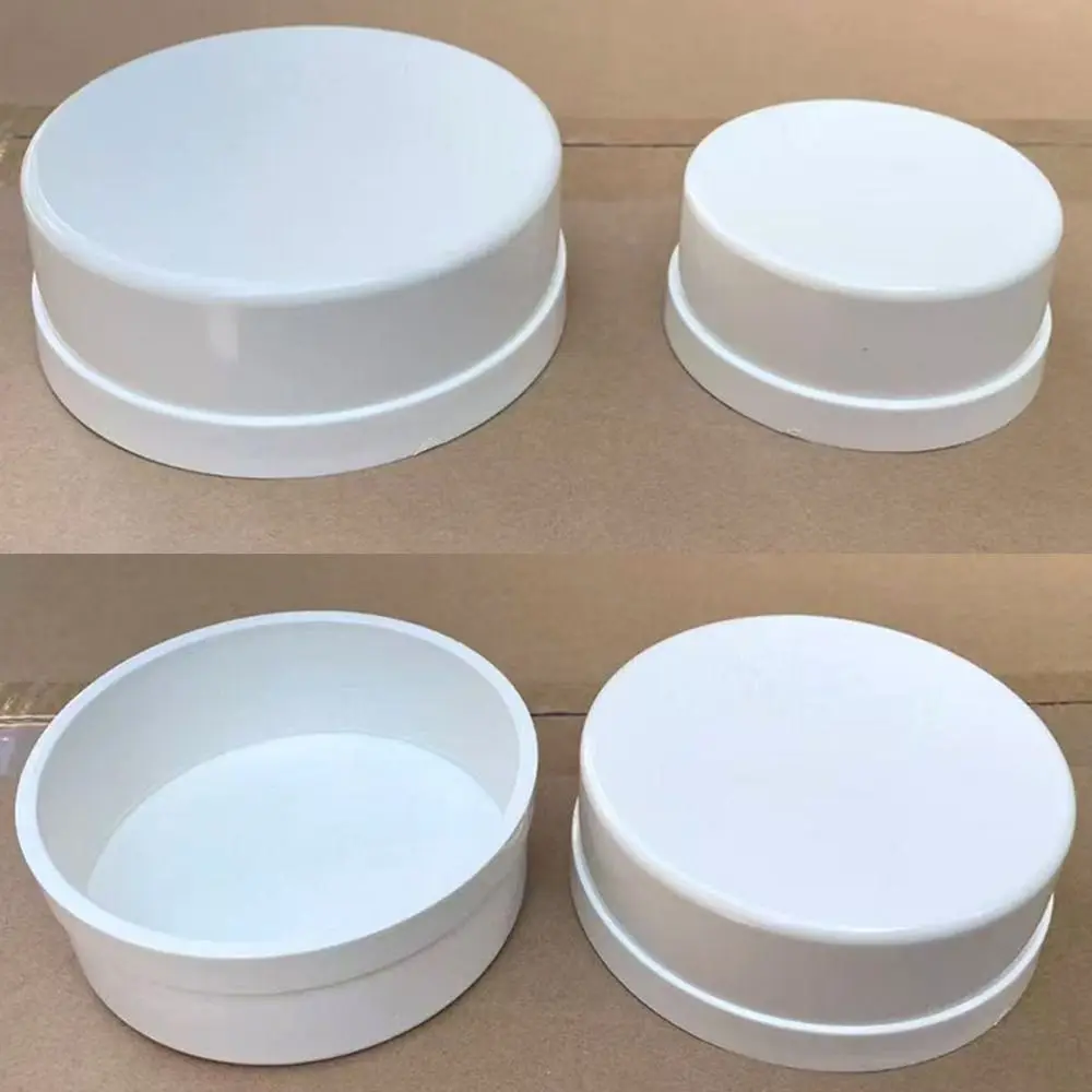 Practical Plastic PVC Pipe Cap 50-200mm Water Stop Adapter Sewer Pipe Cap Insect Proof Inner Blocking Cap Outdoor Use
