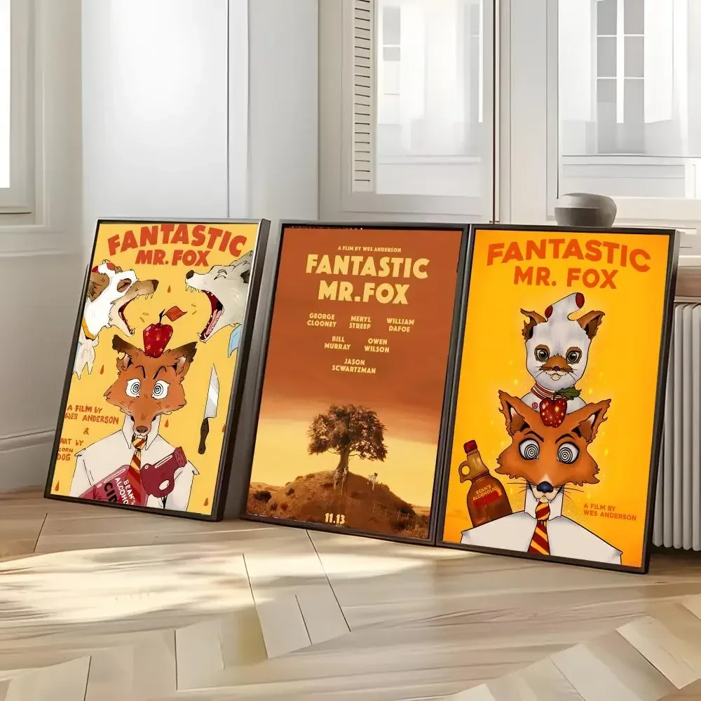 Animation Comedy The Fantastic Mr. Fox Poster Distinct Home Decor Concepts Chic Indoor Art Pieces