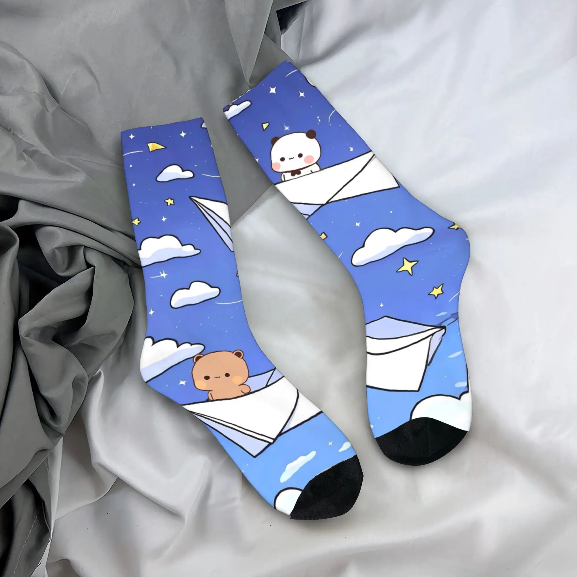 

Bear Cartoon Cute Bubu Dudu Socks Men Women Polyester Fashion Socks Harajuku Spring Summer Autumn Winter Middle Tube Socks Gift