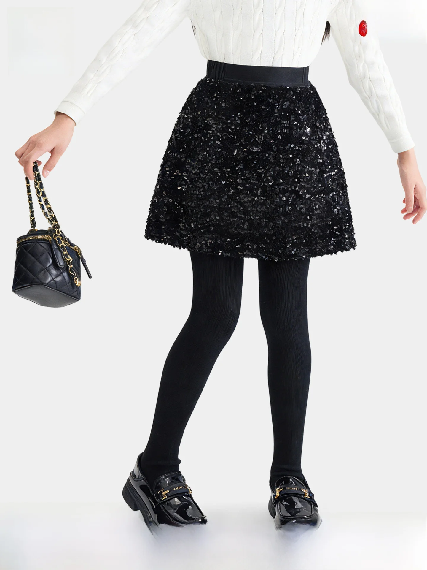 trendy-undzero-girls'-f-length-skirt-casual-polyester-fiber-a-line-winter-faionable-ort-skirt-for-children-and-teens