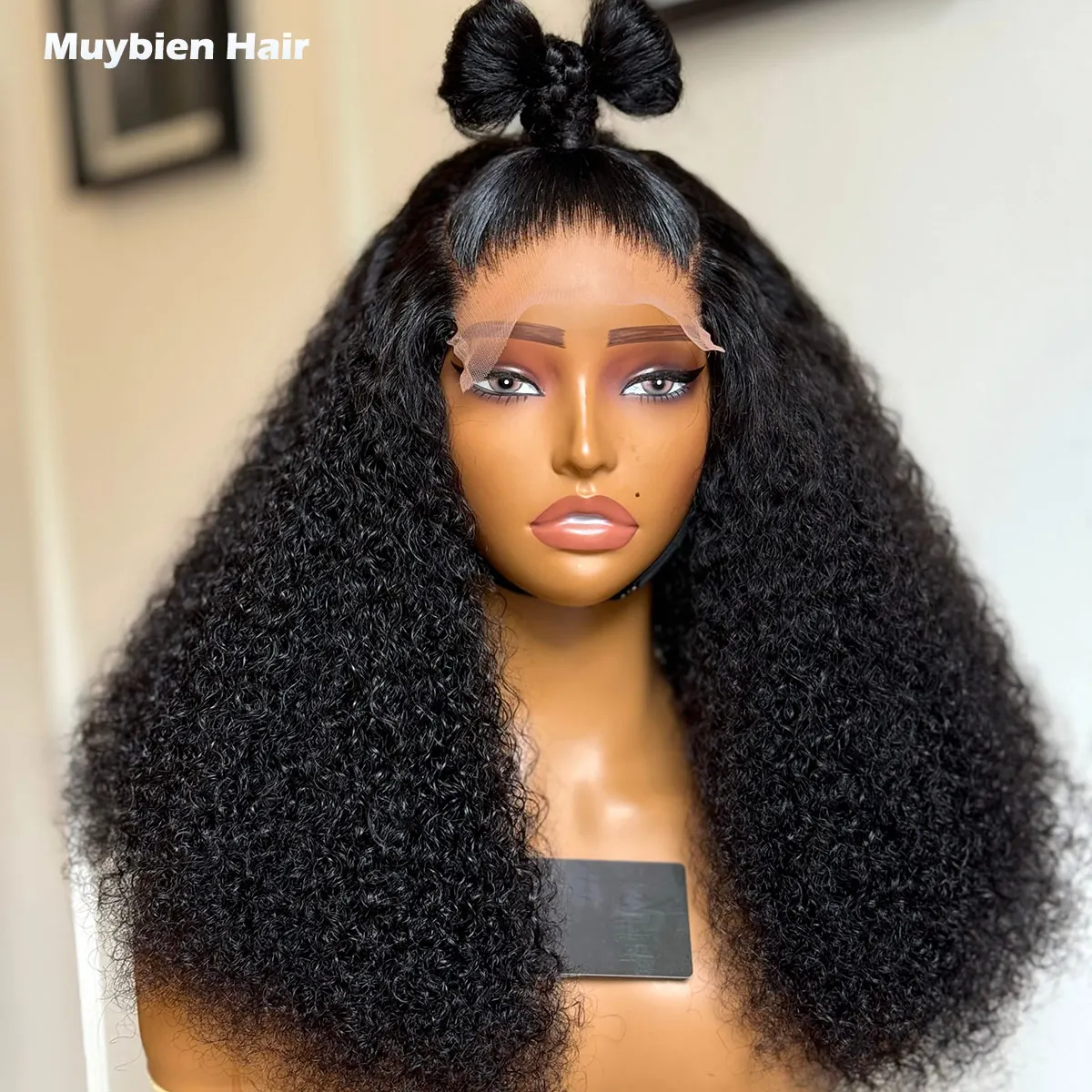 Double Drawn Pixie Curls 5by5 Lace Closure Glueless Wig Human Hair 13x4 HD Lace Frontal Jerry Curls Drawstring Glue-Free Wig