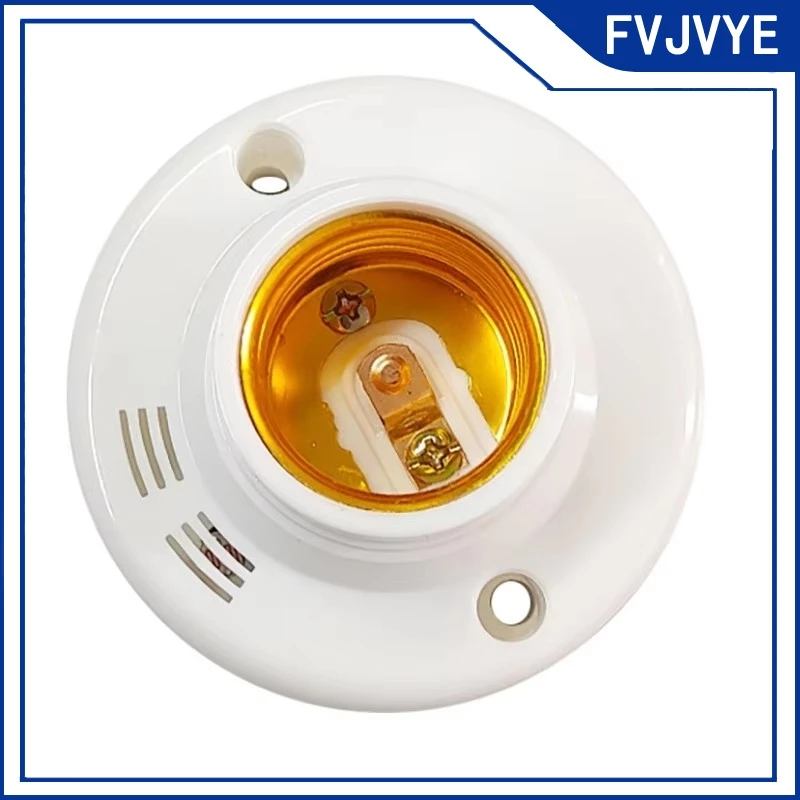 E27 Screw Lamp Base Sound Voice Control Delay Switch Light Socket Adapter AC180-240V Lighting Accessories LED Bulb Holder .A2