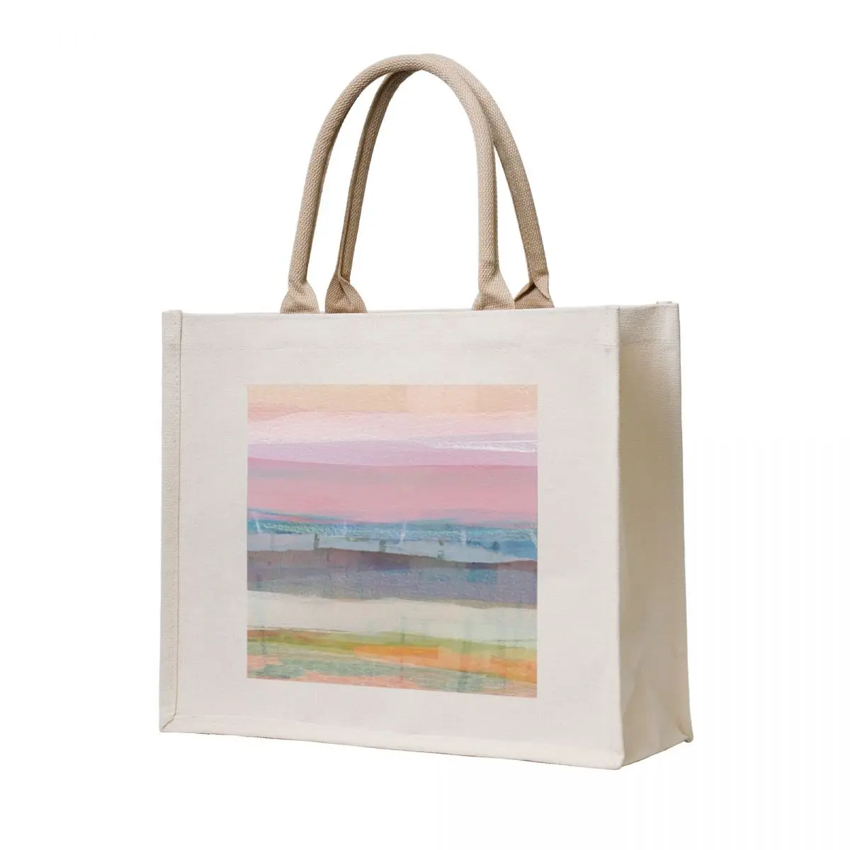 

Coastal Colours 4 - Pink/Blue/Purple Tote Bag Women's shopping bag Canvas stote bag great tote woman