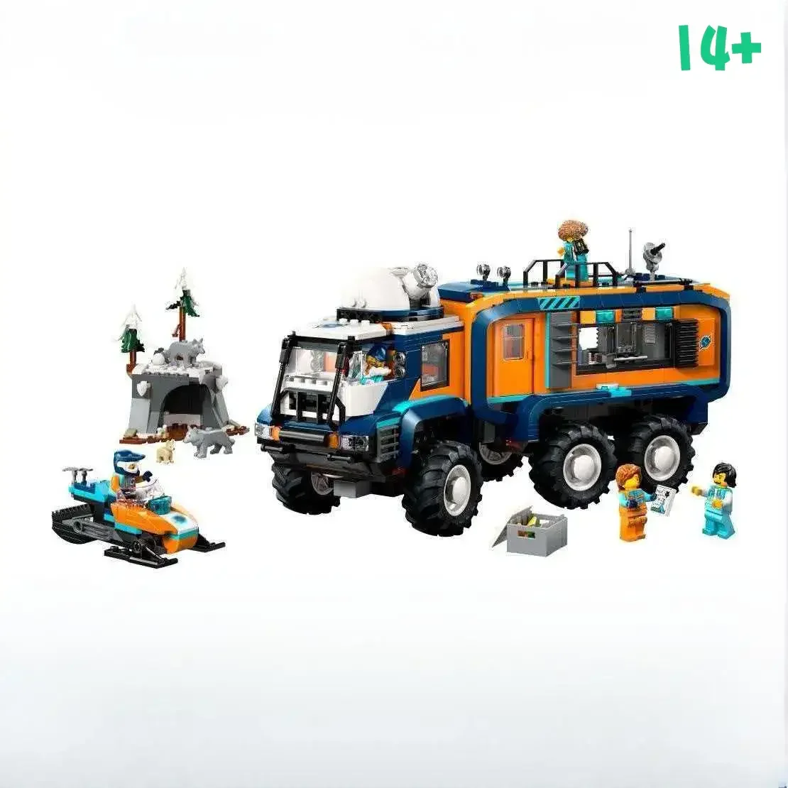 

Creative 60471 Arctic Vehicle Building Blocks 1064PCS, Fun Educational Assembly Toy, Ideal Birthday & Party Gift for Kids