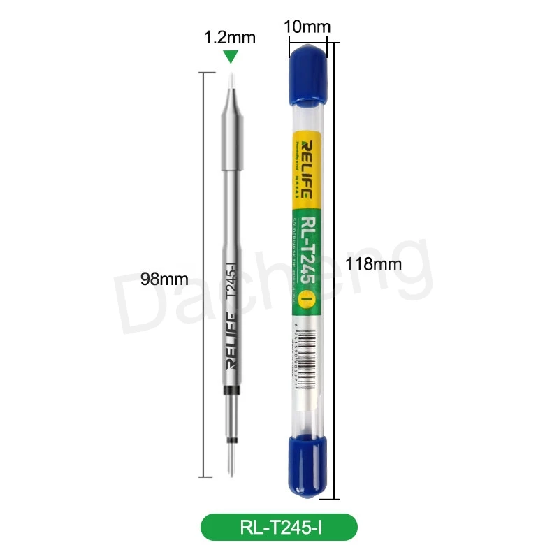 طرف مكواة لحام عالمية من RELIFE، أطراف Relife RL-T245، محطة لحام JBC، C245، يد GVM T245