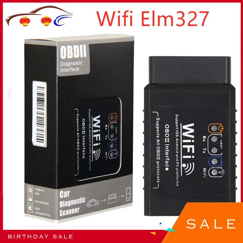 

Car Detection Wifi Elm327 Diagnostic Instrument K-line Diagnostic Auto Diagnostic Scanner Wi FI Elm 327 For Car Scaner