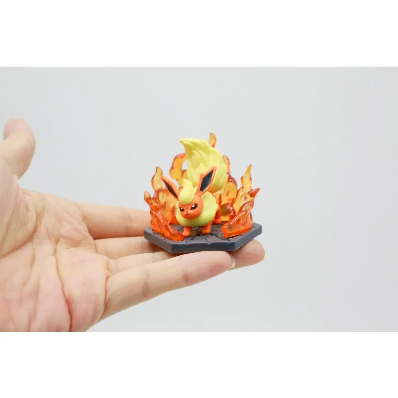 Pokemon Blind Box Toys Charcadet Flareon Glaceon Vulpix Fire Vs Ice Skills Battle Doll Model Toys Collect Ornaments - view 5