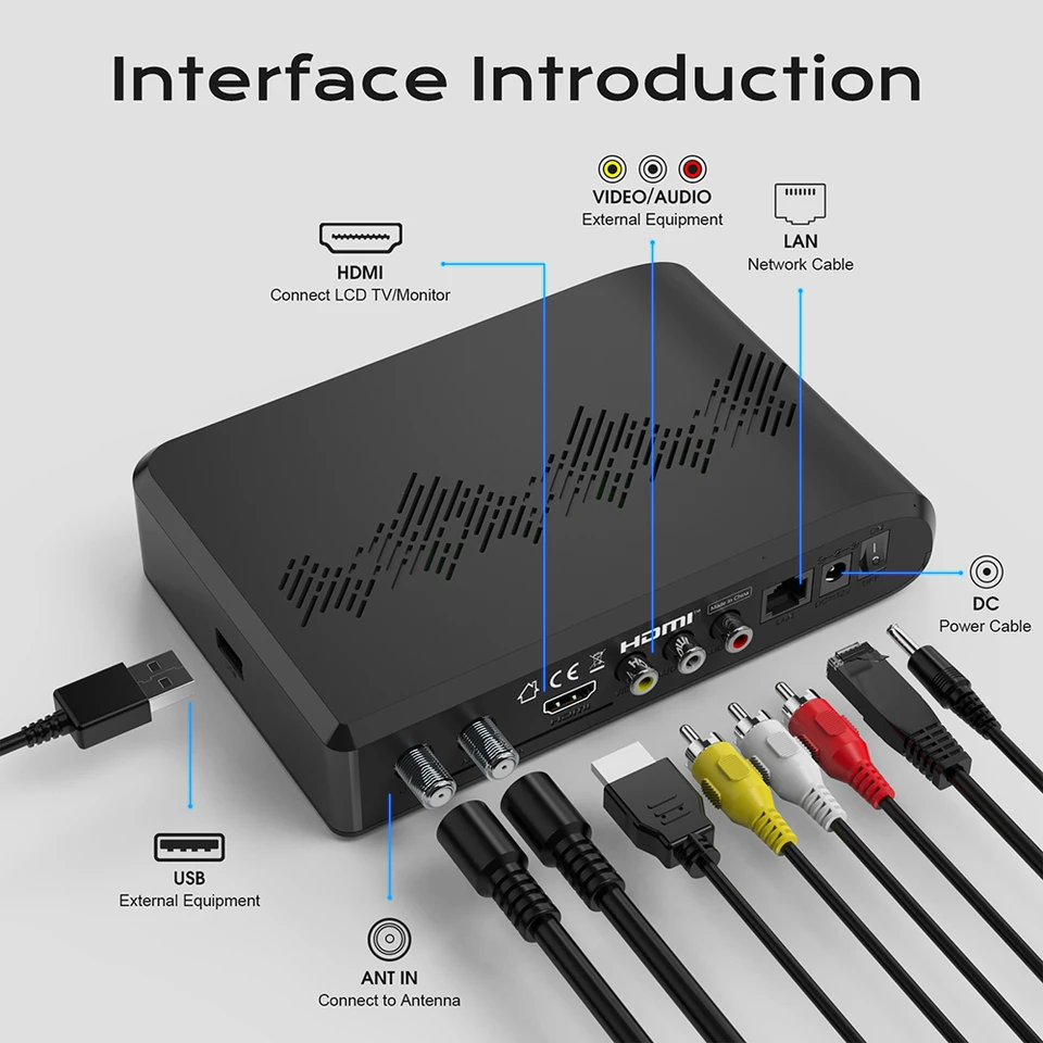 GTMEDIA V8 Ultra Mars Satellite Receiver, Support DVB-S2X/S2/S DVB