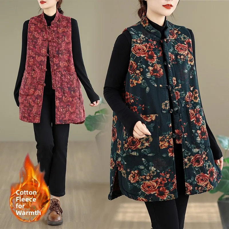 

Mink Velvet Jaet Women's Winter Long Coat Lightweight Fur Coat Commute Sle Thiened Cotton Fill Mid-Length Outerwear