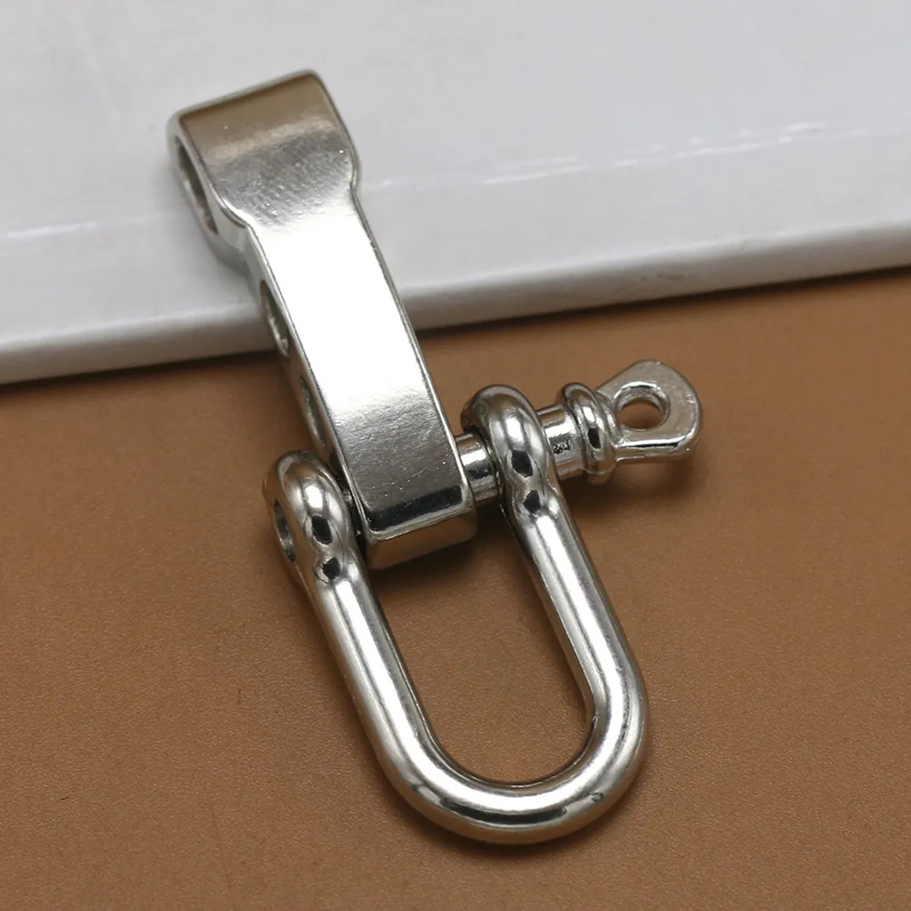 

10Pcs Stainless Steel Eye Snap Shackle High Strength Swivel Hook for Outdoor Architectural Rigging Use Corrosion Resistant