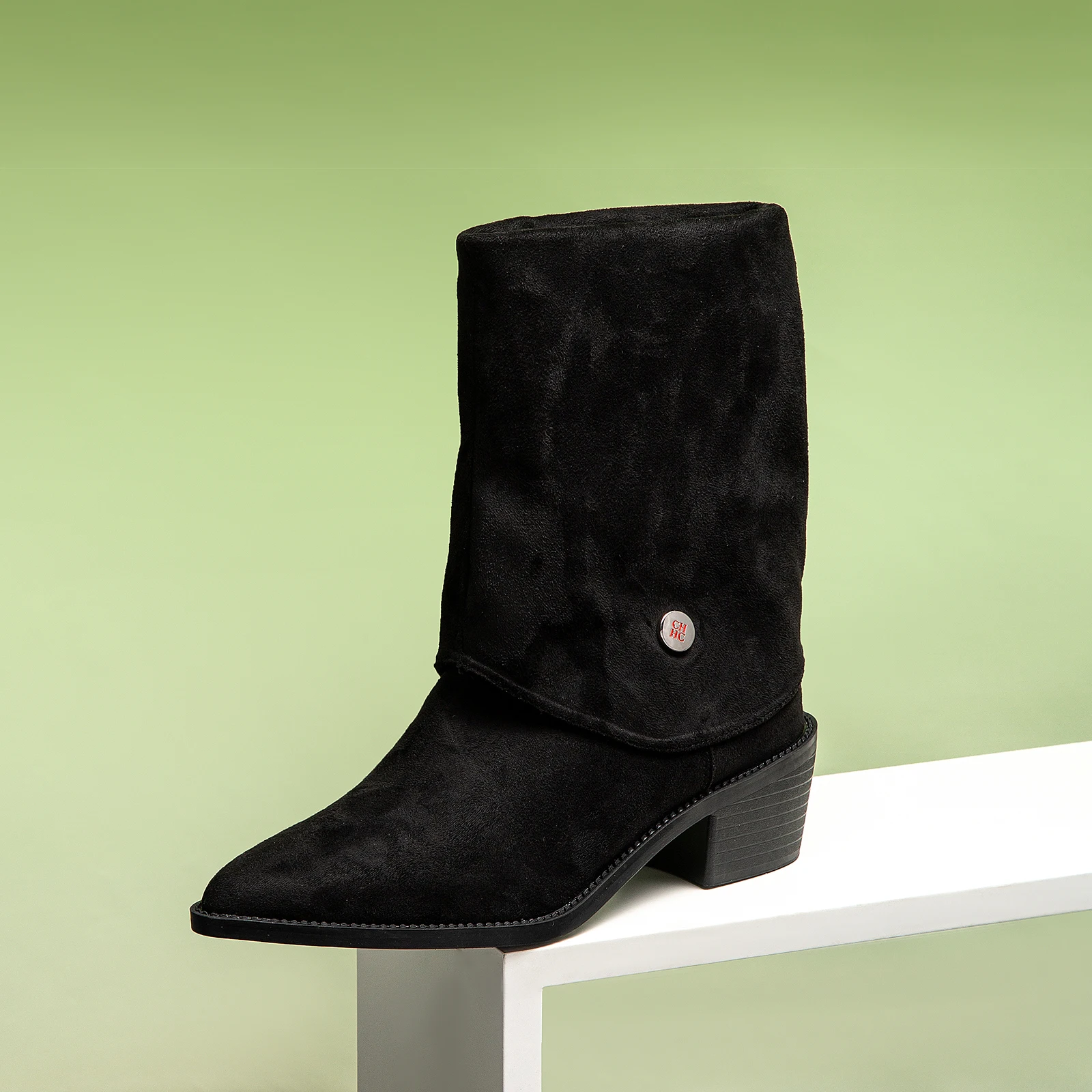 2024-new-listing-fall-and-winter-women's-boots-luxury-brand-women's-shoes-middle-heel-medium-barrel-warm-pointed-casual-shoes-se
