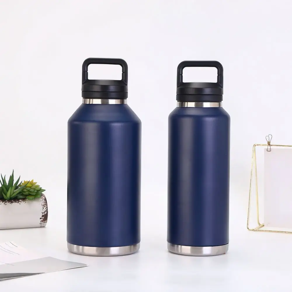 Large Capacity Vacuum Insulated Water Bottle Stainless Steel Portable Thermal Flask For Outdoor Sports Camping Travel 5
