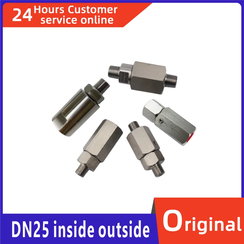 

Brand new original 360 degree stainless steel rotary joint DN25 inside outside DN32 inside outside