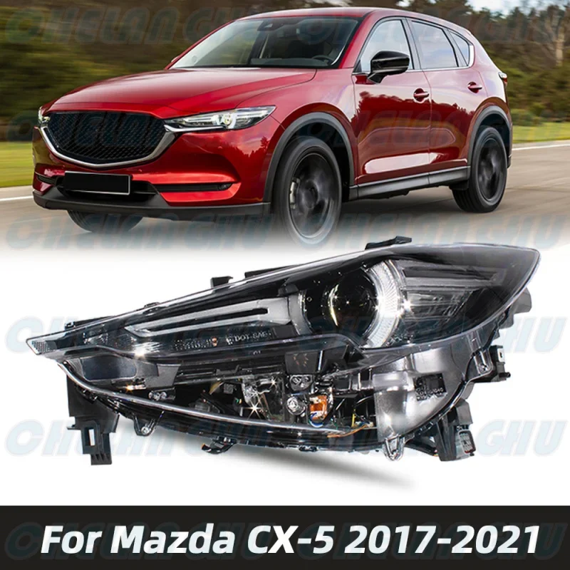 

LED AFS HeadLight For Mazda CX-5 2017 2018 2019 2020 2021 European Version Left Side Front HeadLamp DRL KD5L 51040