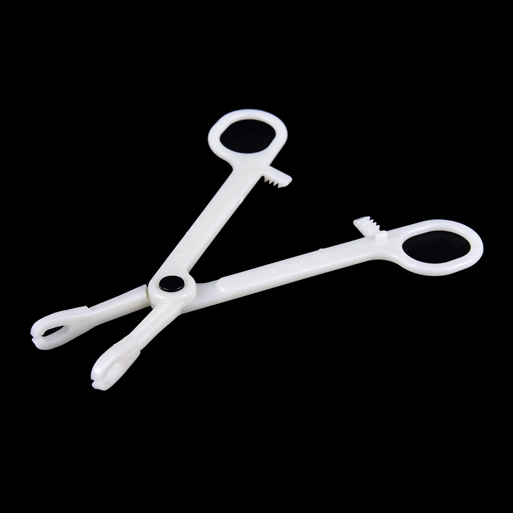 Piercing Plier Round Open Clamp Profession Plastic Disposable Body Ear Lip Navel Nose Tongue Piercing Forcep Tool Body