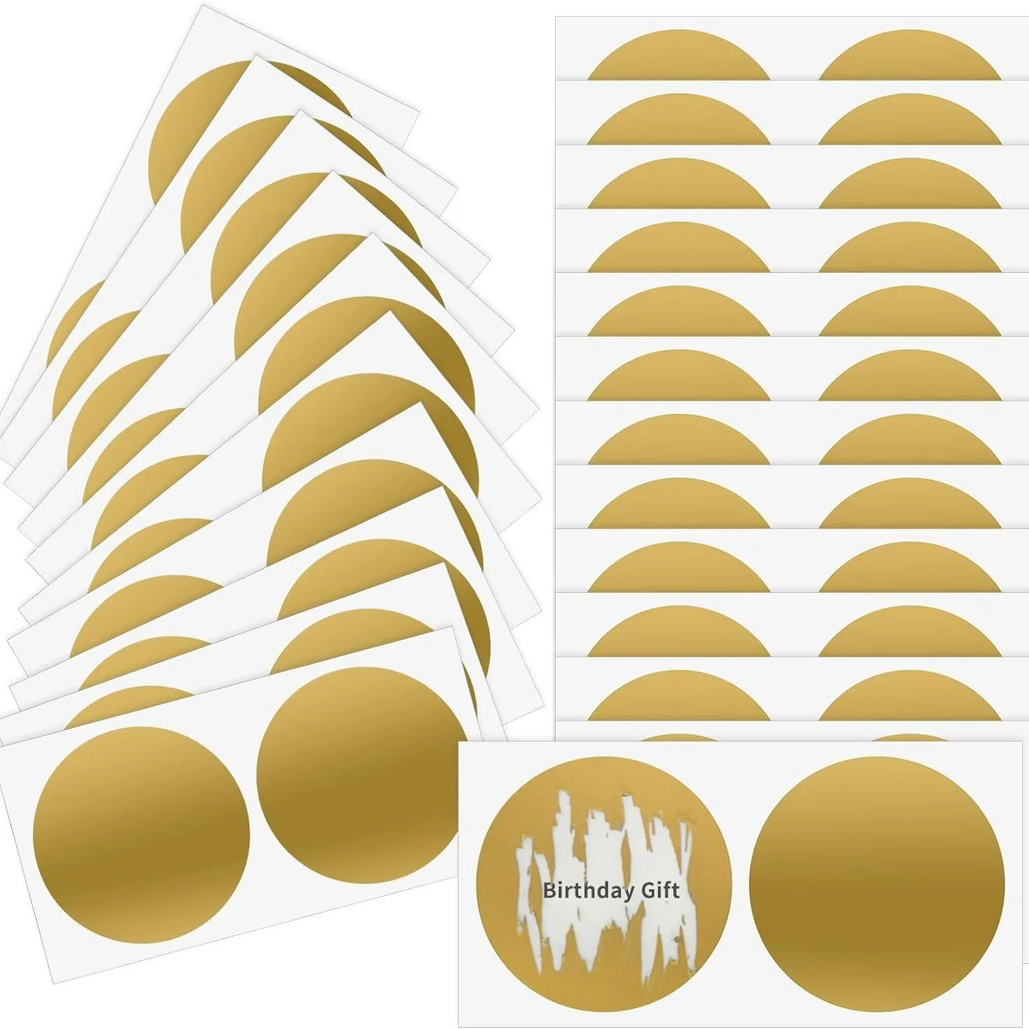 10sheets DIY Writable Adhesive Scratching Sticker Tape for Party Game Surprise Lucky Draw Annual Bonus Awards Sticker Label