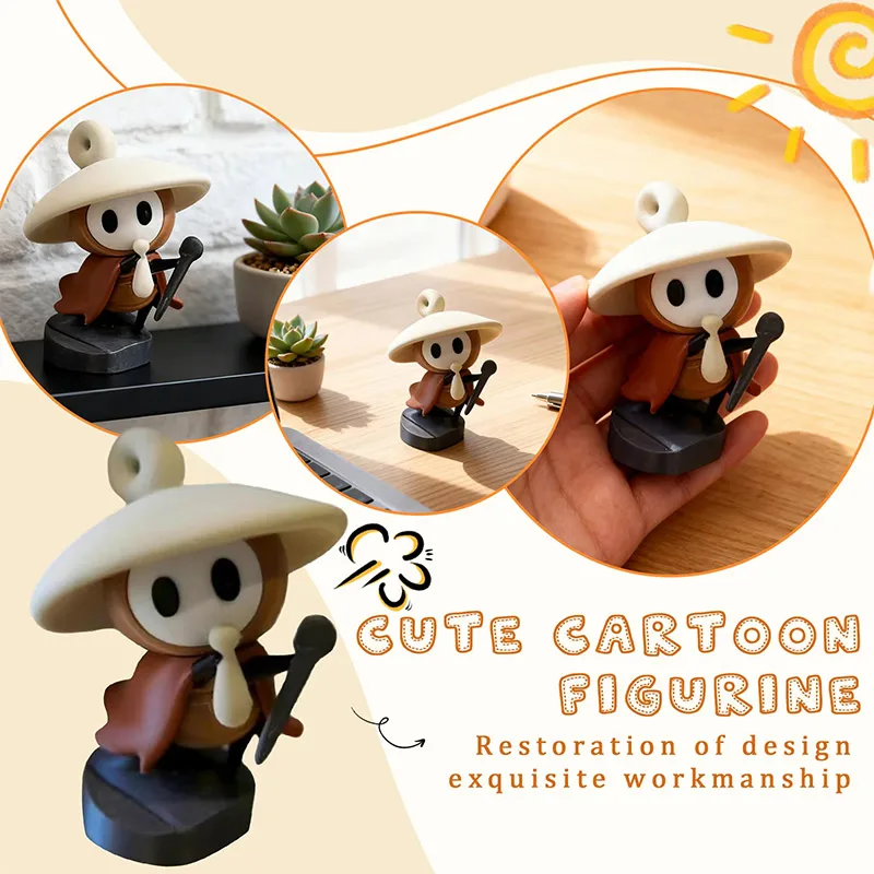 Holl10cm Hollow Knight Sherma figura dibujos animados molo lindo Pvc coración escritorio ornamento