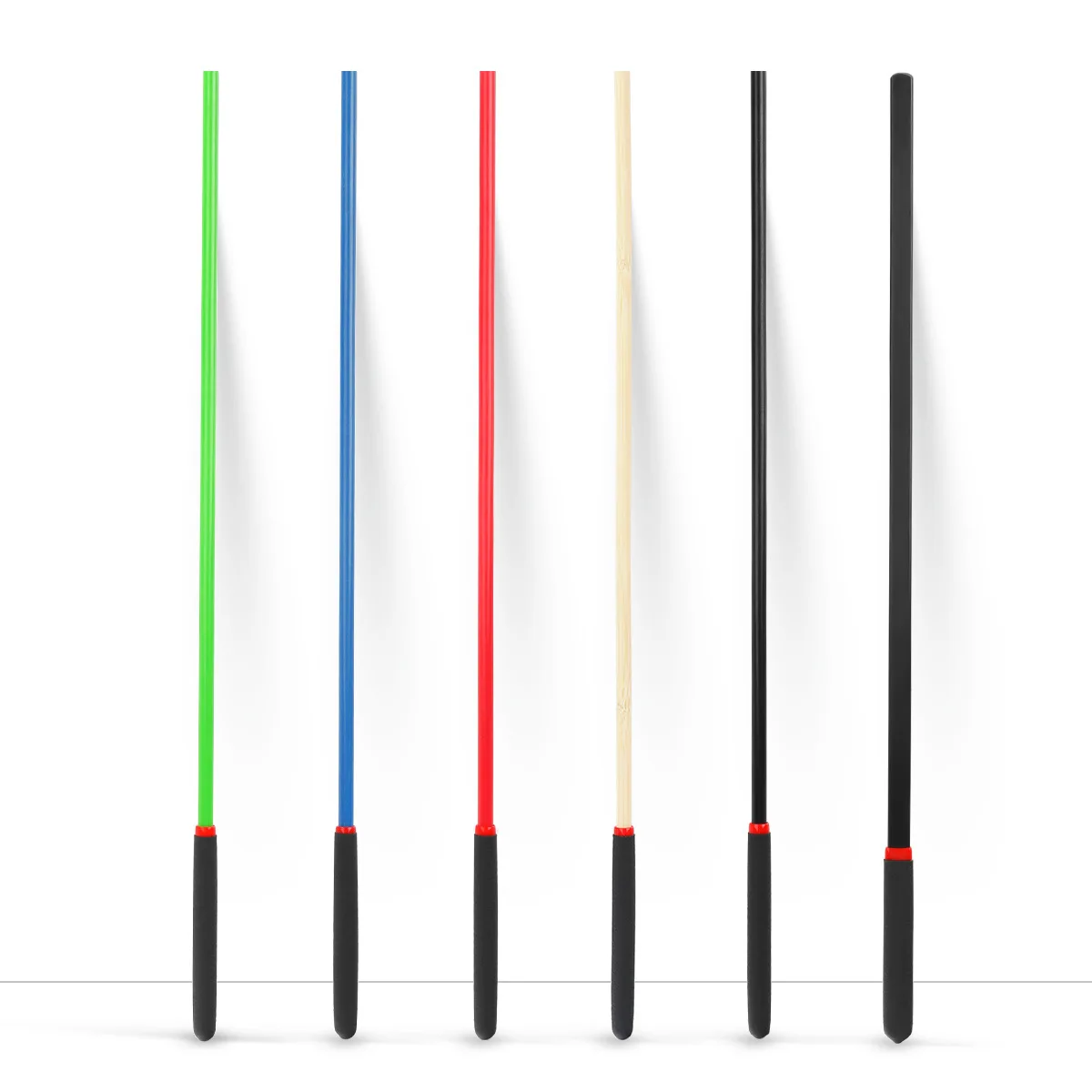 50 سنتيمتر سوط الحصان الألياف ، مقبض مريح فلوجر سياط الفروسية تعليم التدريب ركوب السياط