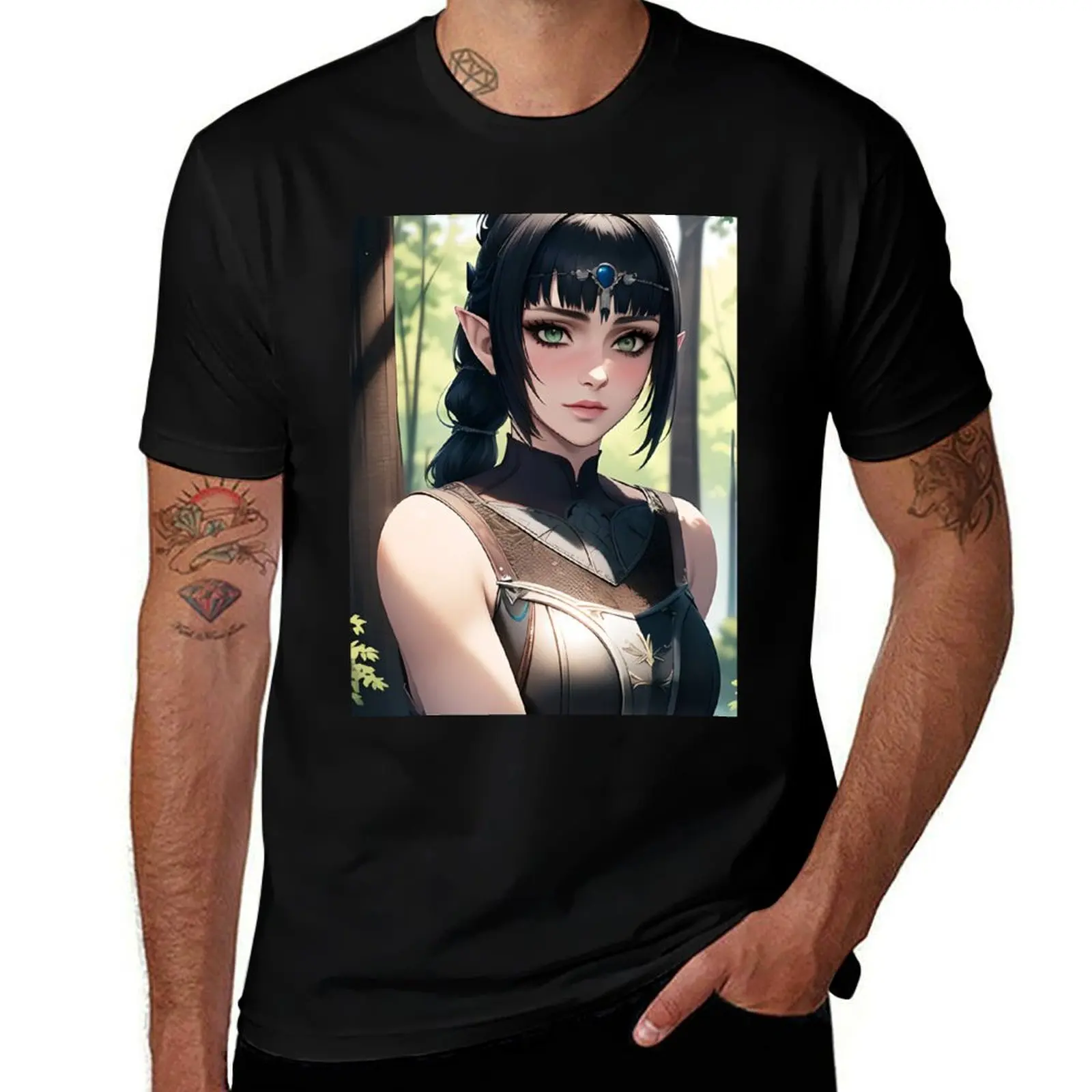 

shadowheart T-Shirt anime t shirts for man mens graphic t shirts t shirts for man cotton soft T-Shirt