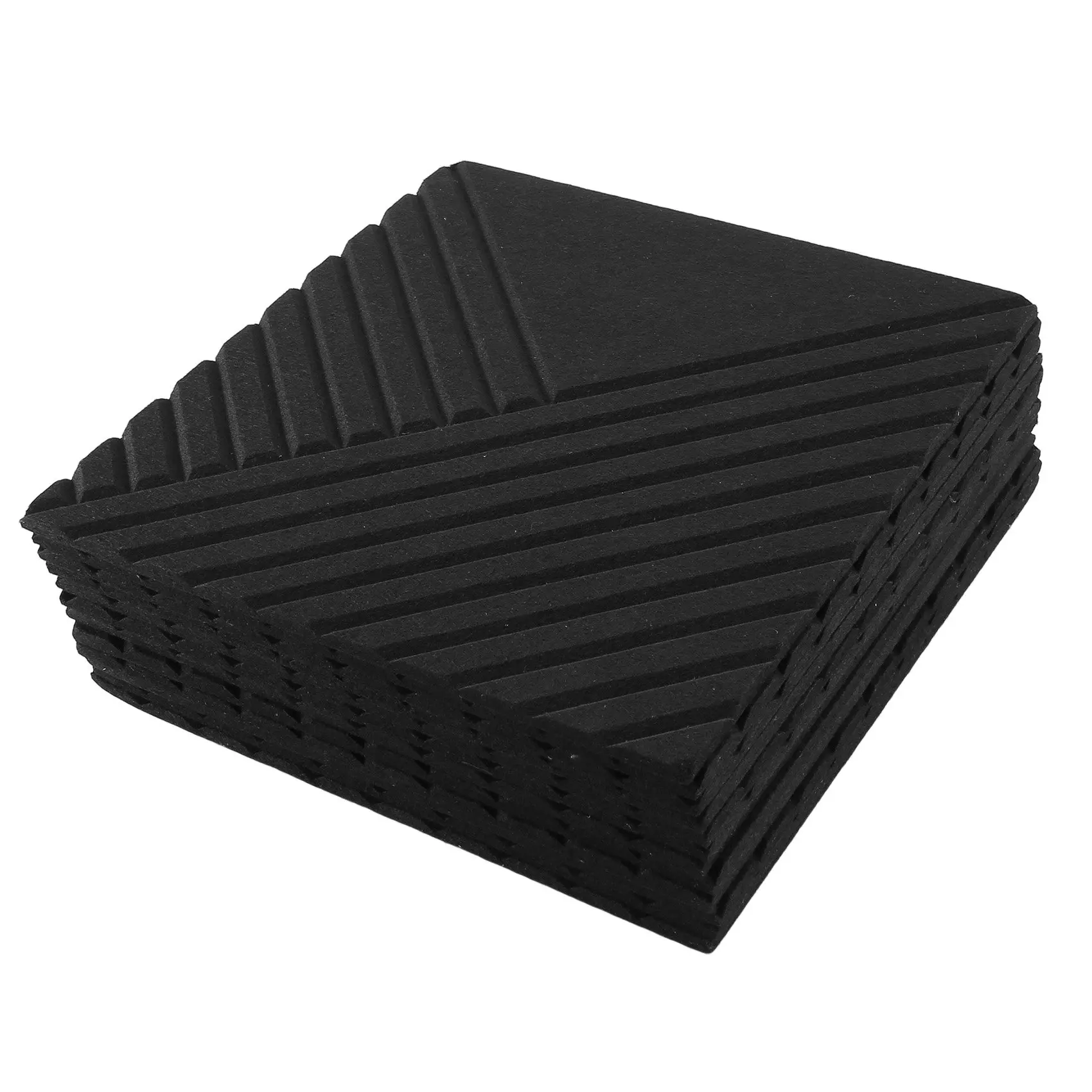 

Highly Recommended.12 Pack Acoustic Panels,12 X 12 X 0.4 Inch Foam Panels,Black